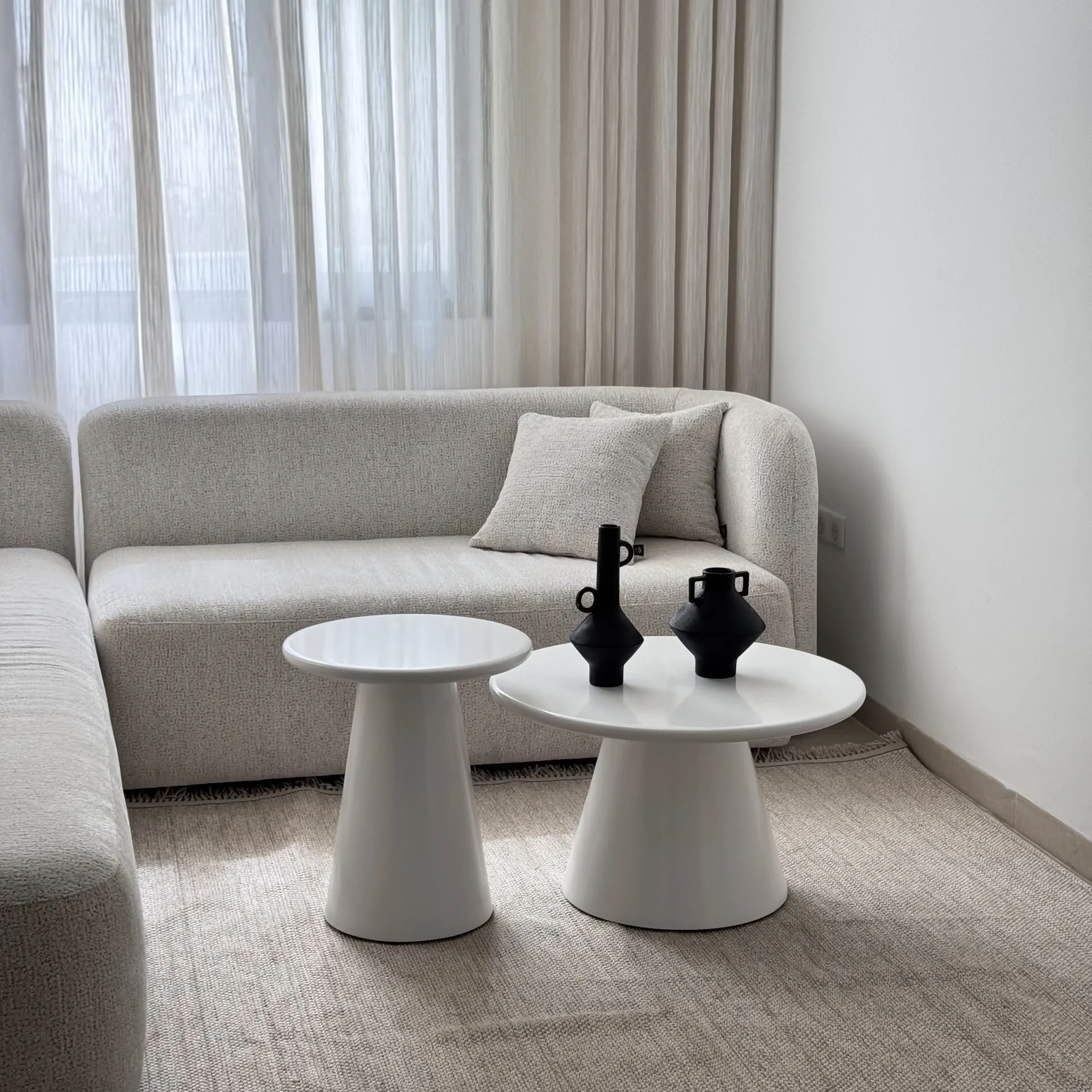 Ensemble table conique